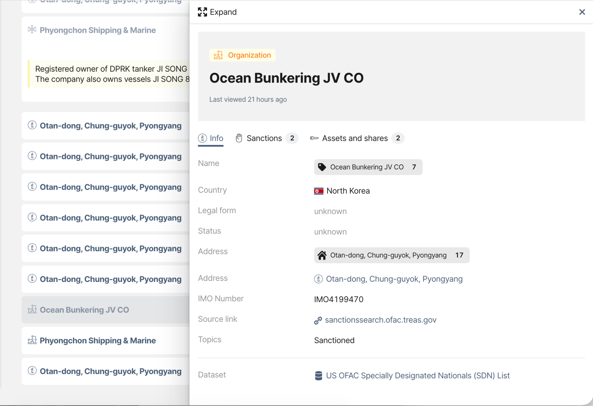 ocean bunkering